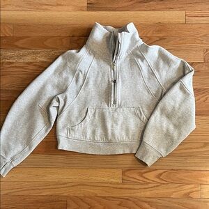 Lululemon Half Zip Scuba Cropped